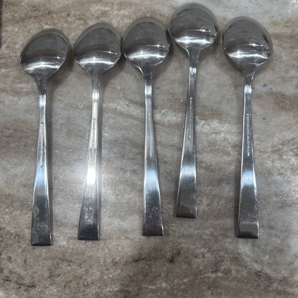 Reed & Barton Select Canaveral Stainless Flatware 35 Pc Lot Knives Forks Spoons - Picture 15 of 16